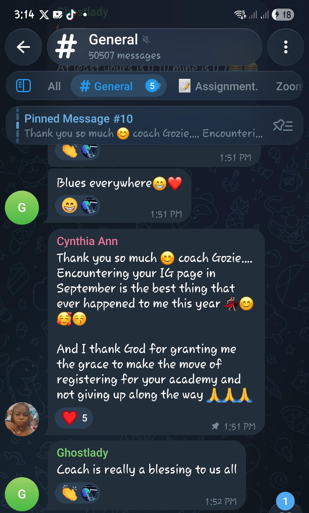 Student feedback