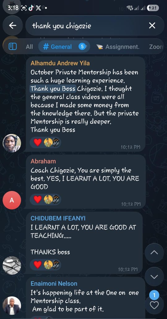 Student feedback