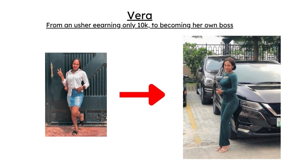 Vera's transformation photo