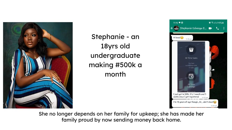 Stephanie's transformation photo